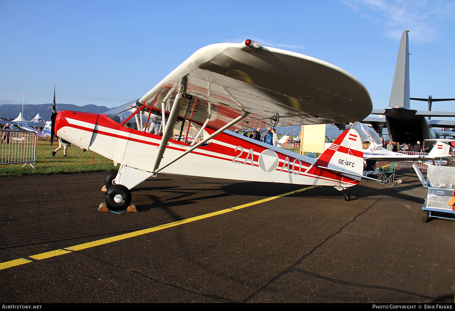 Aircraft Photo of OE-AFC / 2A-A0 | Piper PA-18-150 Super Cub | Austria - Air Force | AirHistory.net #493779