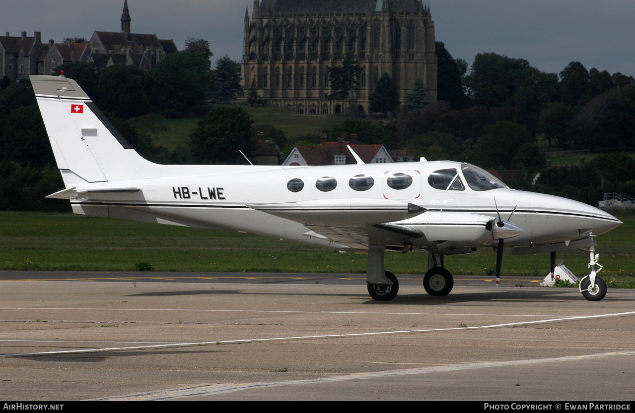 Aircraft Photo of HB-LWE | Cessna 340A | AirHistory.net #493783