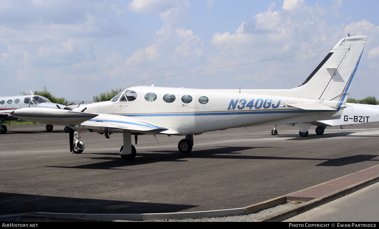 Aircraft Photo of N340GJ | Cessna 340A | AirHistory.net #493799