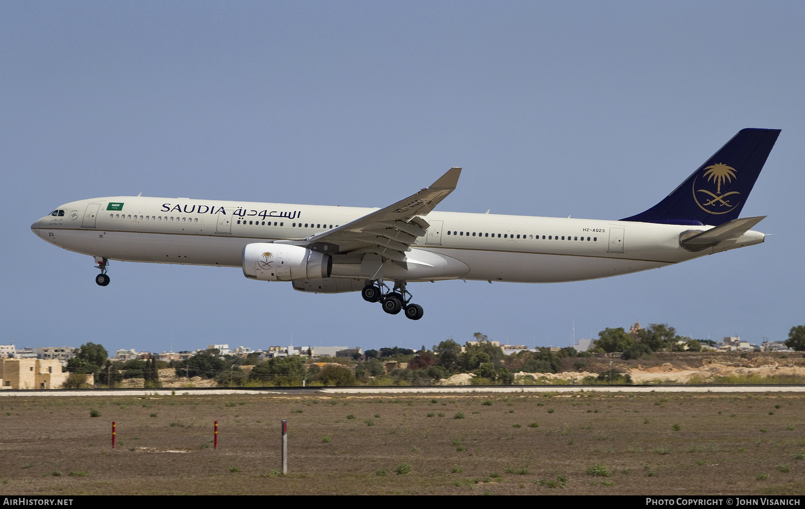 Aircraft Photo of HZ-AQ23 | Airbus A330-343E | Saudia - Saudi Arabian Airlines | AirHistory.net #493806