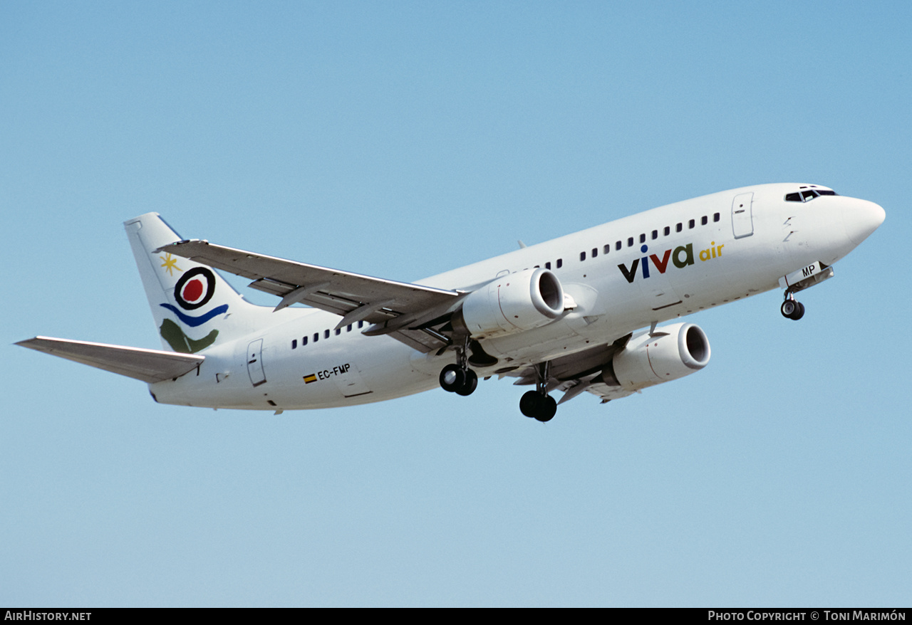 Aircraft Photo of EC-FMP | Boeing 737-33A | Viva Air | AirHistory.net #493817