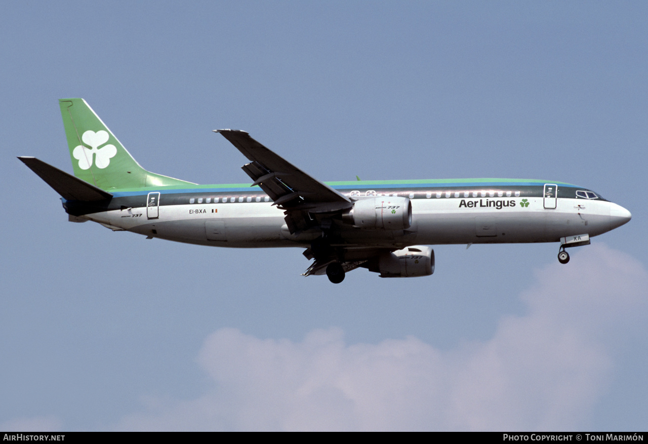 Aircraft Photo of EI-BXA | Boeing 737-448 | Aer Lingus | AirHistory.net #493822