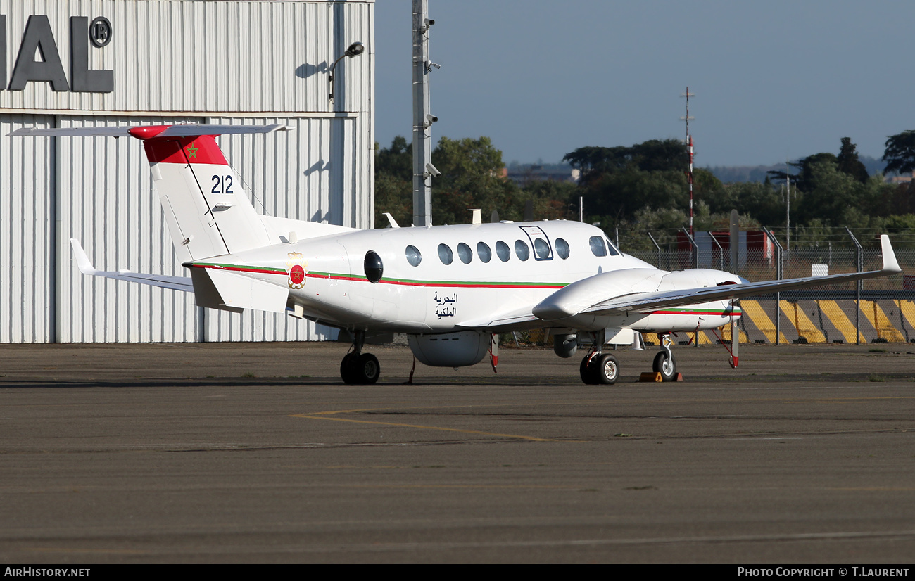 Aircraft Photo of 212 | Beechcraft 350ER King Air (B300) | Morocco - Navy | AirHistory.net #493852