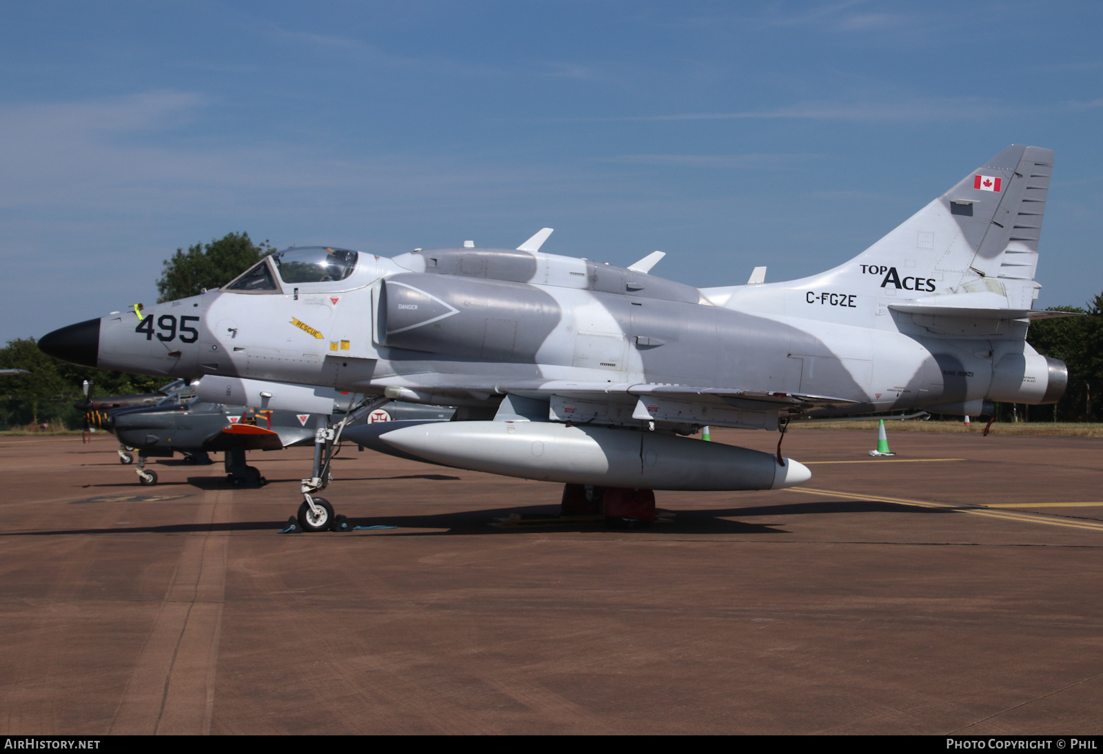 Aircraft Photo of C-FGZE / 159823 | McDonnell Douglas A-4N Skyhawk II | Top Aces | AirHistory.net #493857