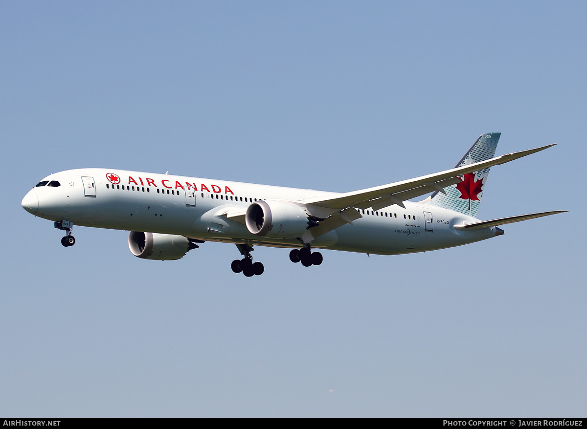 Aircraft Photo of C-FGEO | Boeing 787-9 Dreamliner | Air Canada | AirHistory.net #493908
