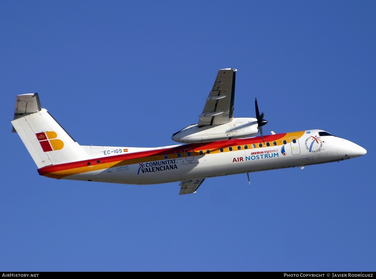 Aircraft Photo of EC-IGS | Bombardier DHC-8-315Q Dash 8 | Iberia Regional | AirHistory.net #493910