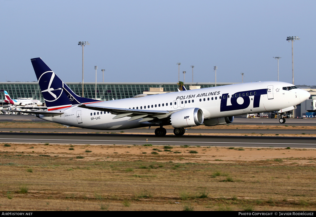 Aircraft Photo of SP-LVC | Boeing 737-8 Max 8 | LOT Polish Airlines - Polskie Linie Lotnicze | AirHistory.net #493929