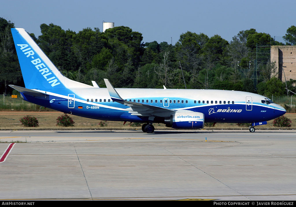 Aircraft Photo of D-ABBN | Boeing 737-76Q | Air Berlin | AirHistory.net #493941