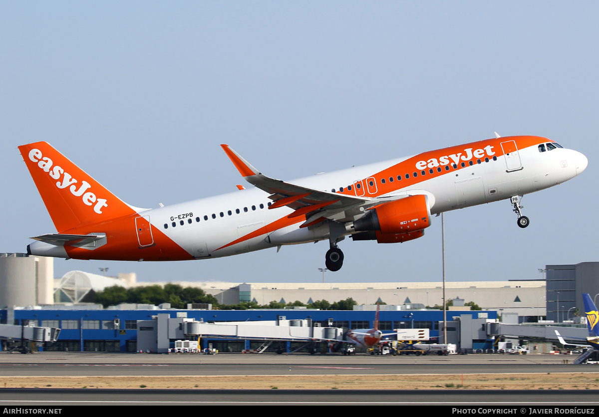 Aircraft Photo of G-EZPB | Airbus A320-214 | EasyJet | AirHistory.net #493953