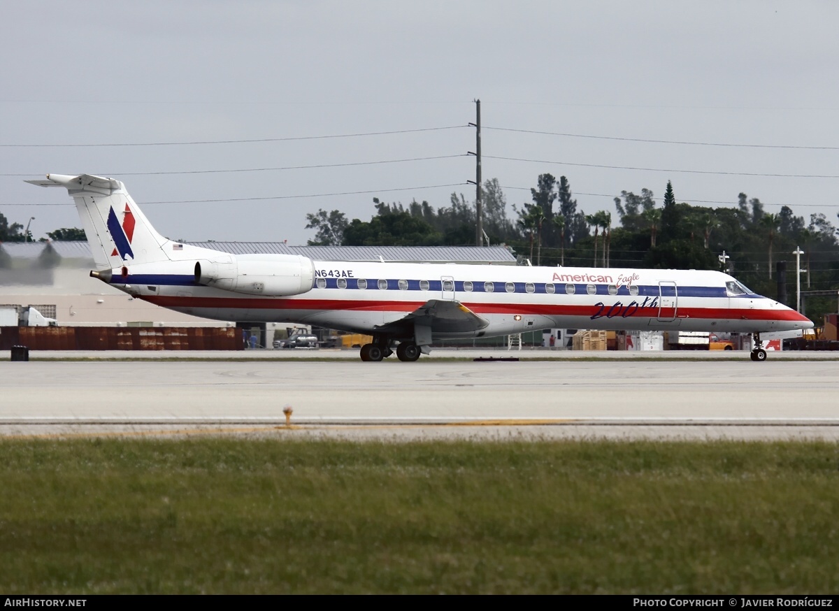 Aircraft Photo of N643AE | Embraer ERJ-145LR (EMB-145LR) | American Eagle | AirHistory.net #493970