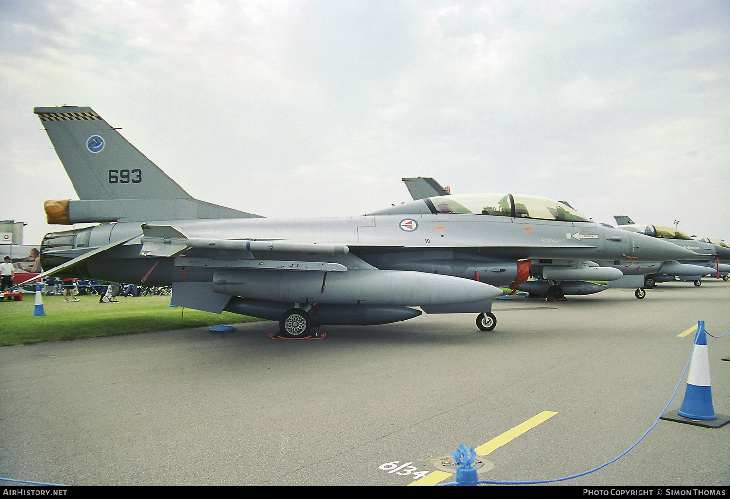Aircraft Photo of 693 | General Dynamics F-16BM Fighting Falcon | Norway - Air Force | AirHistory.net #494004
