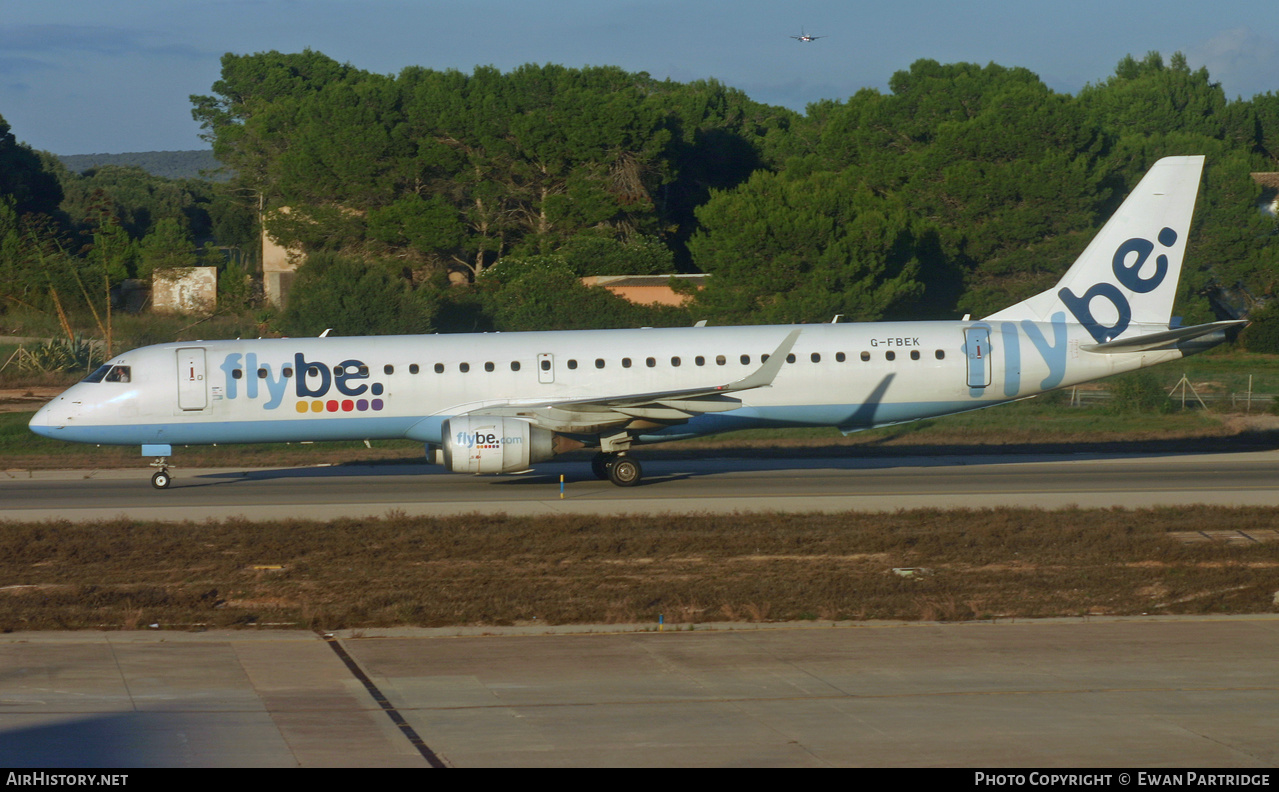 Aircraft Photo of G-FBEK | Embraer 195LR (ERJ-190-200LR) | Flybe | AirHistory.net #494013