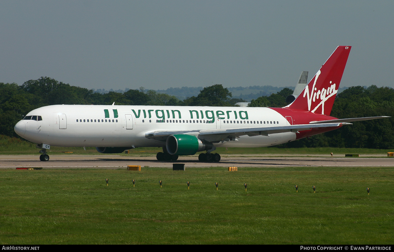 Aircraft Photo of YL-LCY | Boeing 767-3Y0/ER | Virgin Nigeria Airways | AirHistory.net #494071