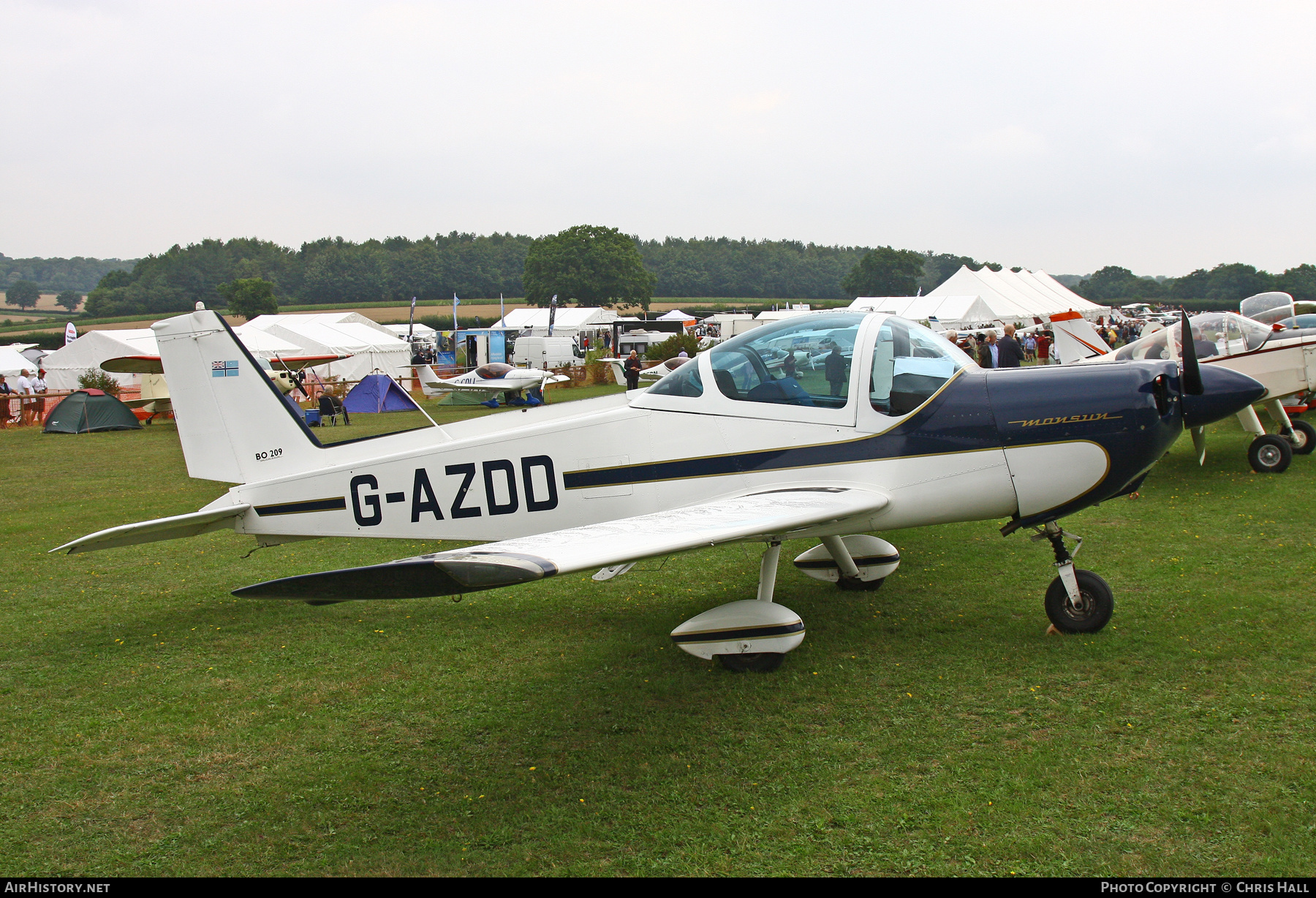 Aircraft Photo of G-AZDD | Bolkow BO-209 Monsun 150FF | AirHistory.net #494076