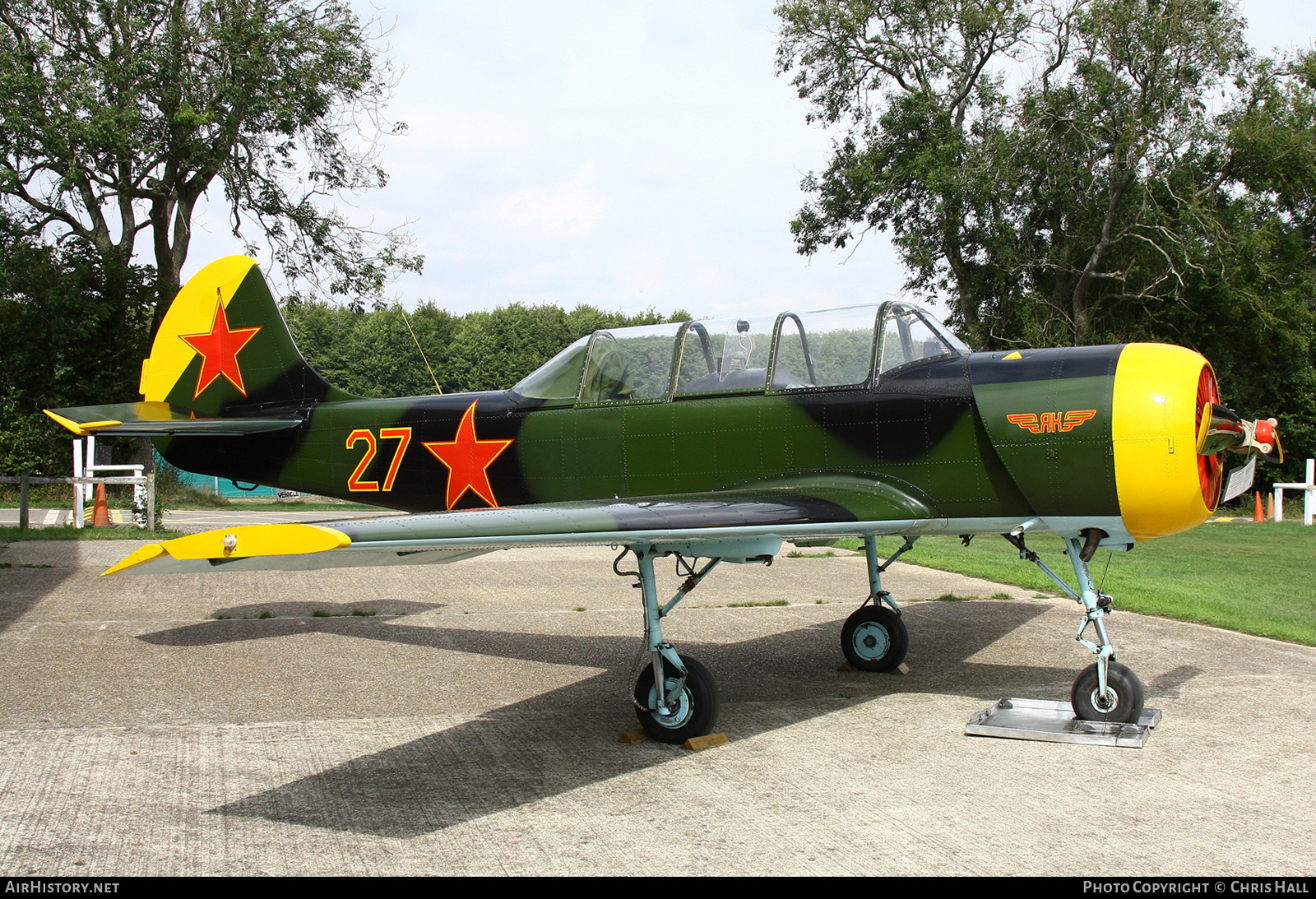 Aircraft Photo of G-YAKX | Yakovlev Yak-52 | Soviet Union - Air Force | AirHistory.net #494155