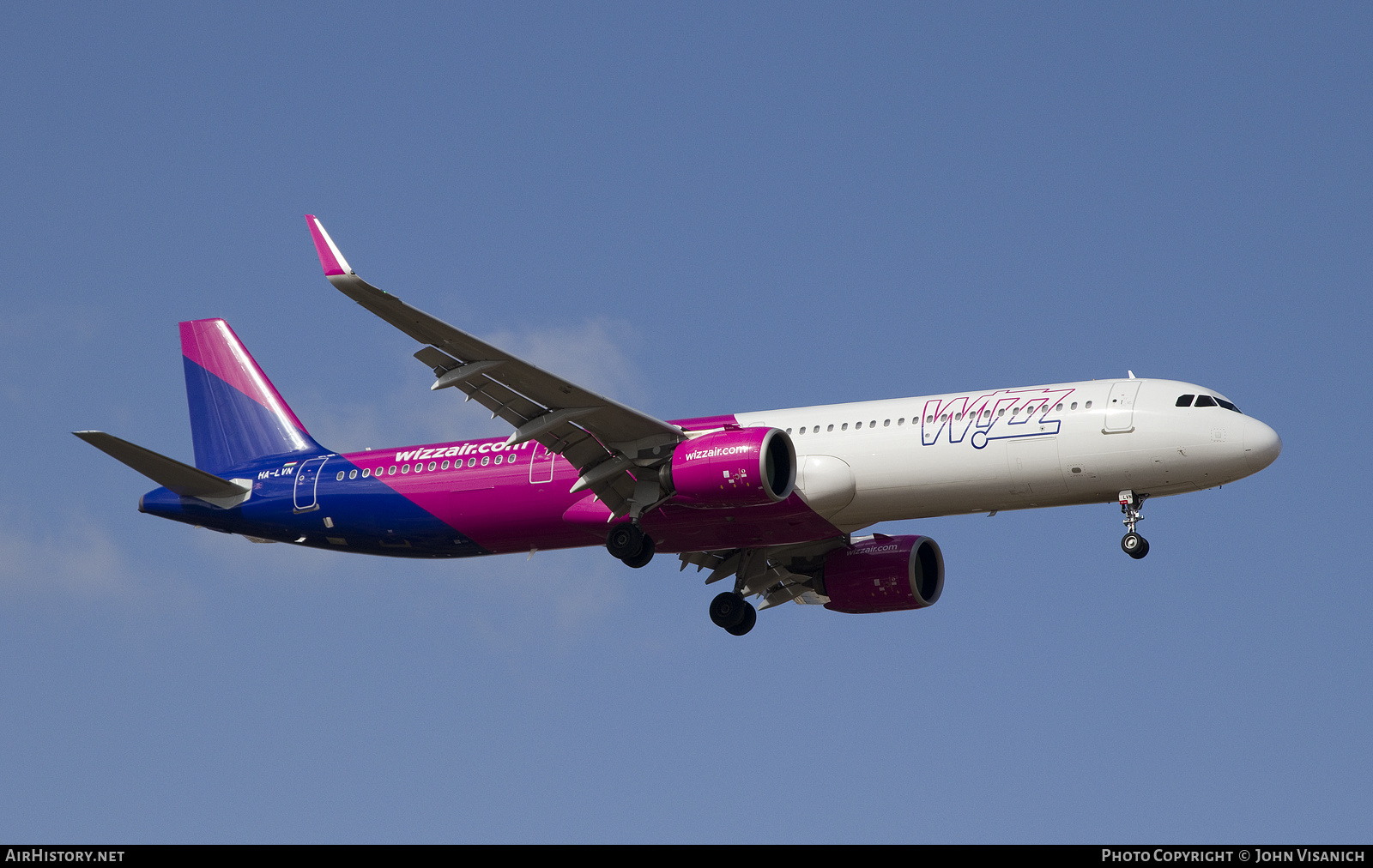Aircraft Photo of HA-LVN | Airbus A321-271NX | Wizz Air | AirHistory.net #494181