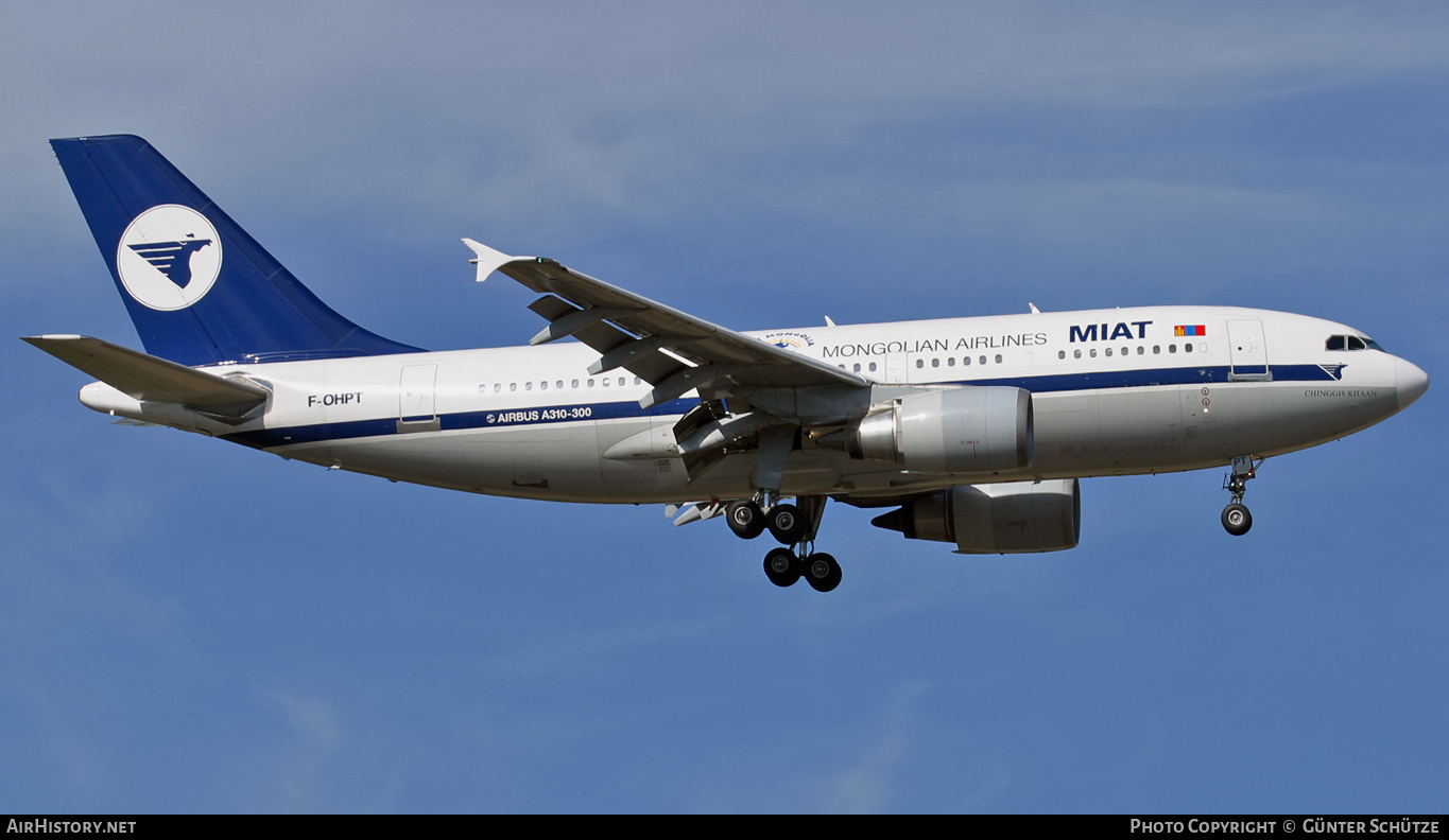 Aircraft Photo of F-OHPT | Airbus A310-304 | MIAT Mongolian Airlines | AirHistory.net #494201