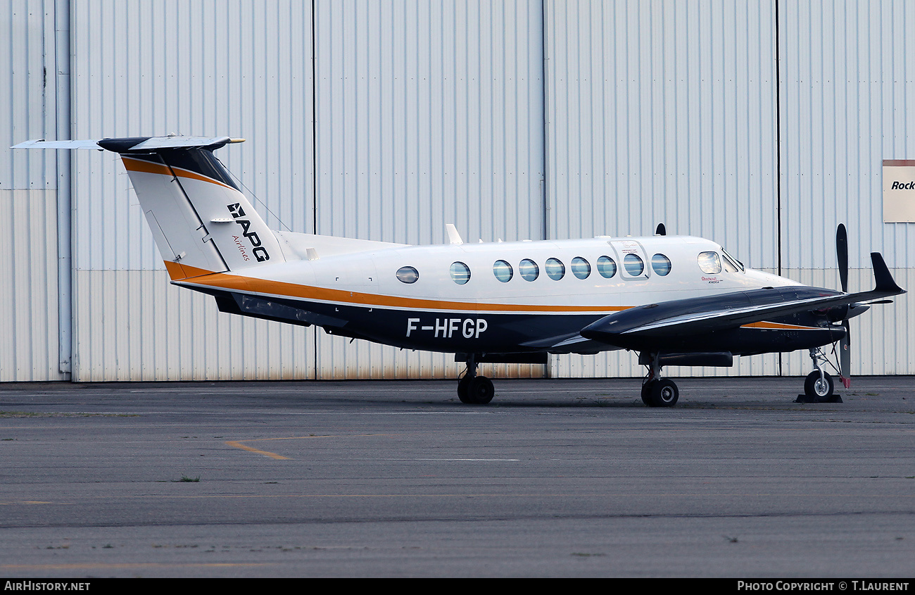 Aircraft Photo of F-HFGP | Hawker Beechcraft 350i King Air (B300) | APG Airlines | AirHistory.net #494232