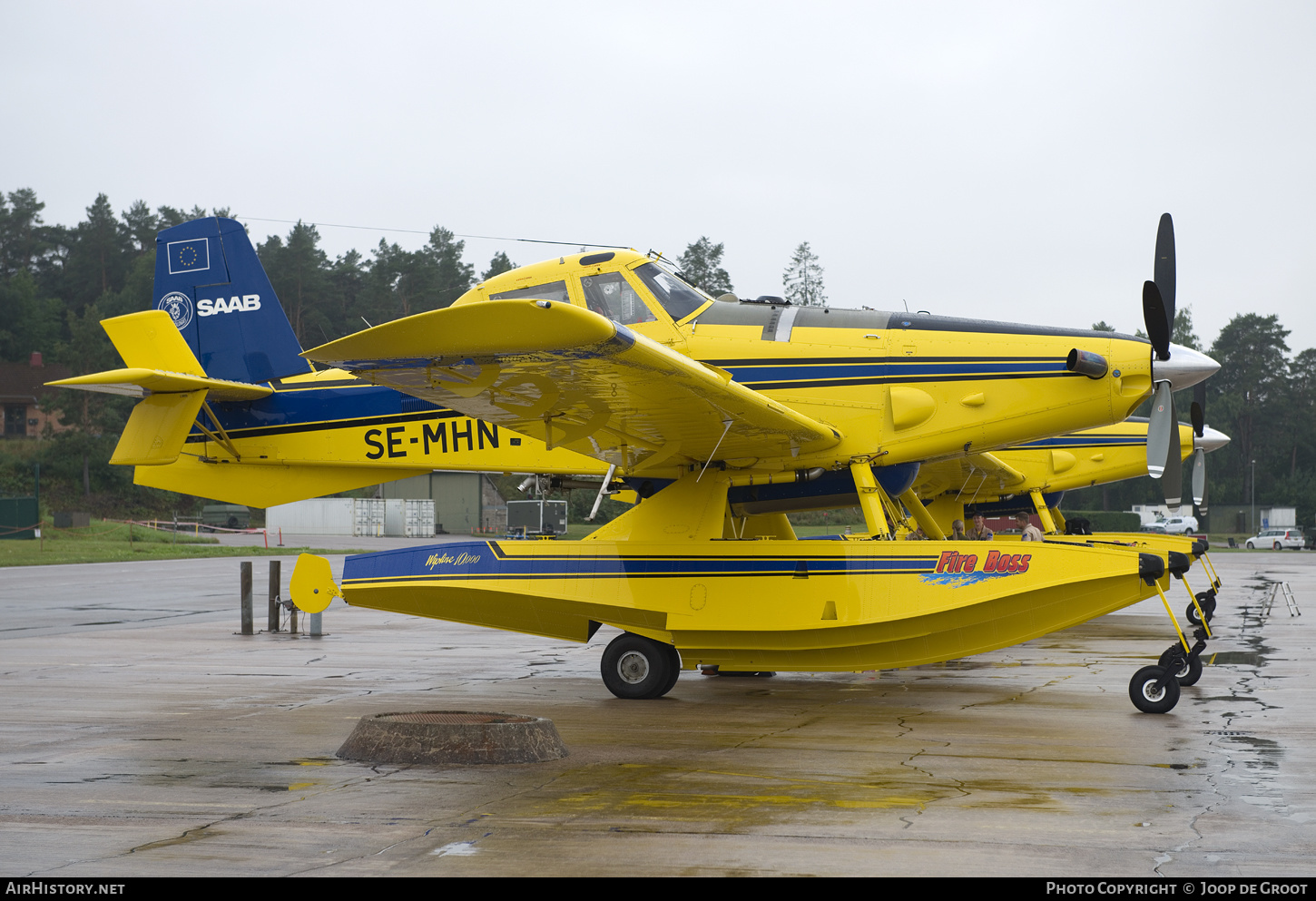 Aircraft Photo of SE-MHN | Air Tractor AT-802F Fire Boss (AT-802A) | Saab Technologies | AirHistory.net #494250