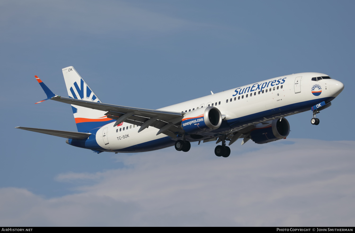 Aircraft Photo of TC-SOK | Boeing 737-8 Max 8 | SunExpress | AirHistory.net #494258