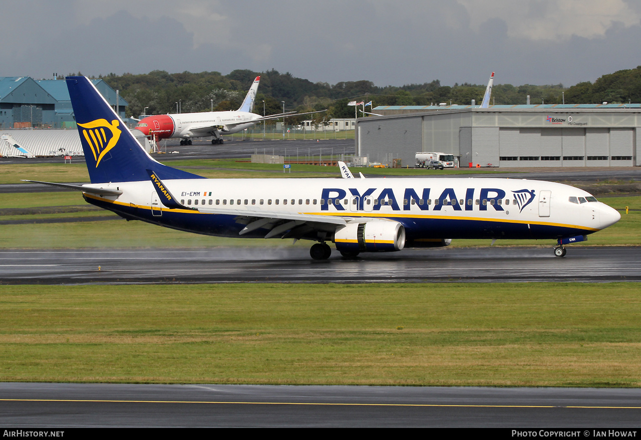 Aircraft Photo of EI-EMM | Boeing 737-8AS | Ryanair | AirHistory.net #494298