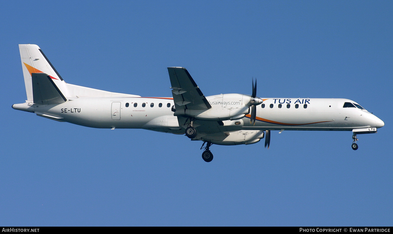 Aircraft Photo of SE-LTU | Saab 2000 | Tus Airways | AirHistory.net #494318