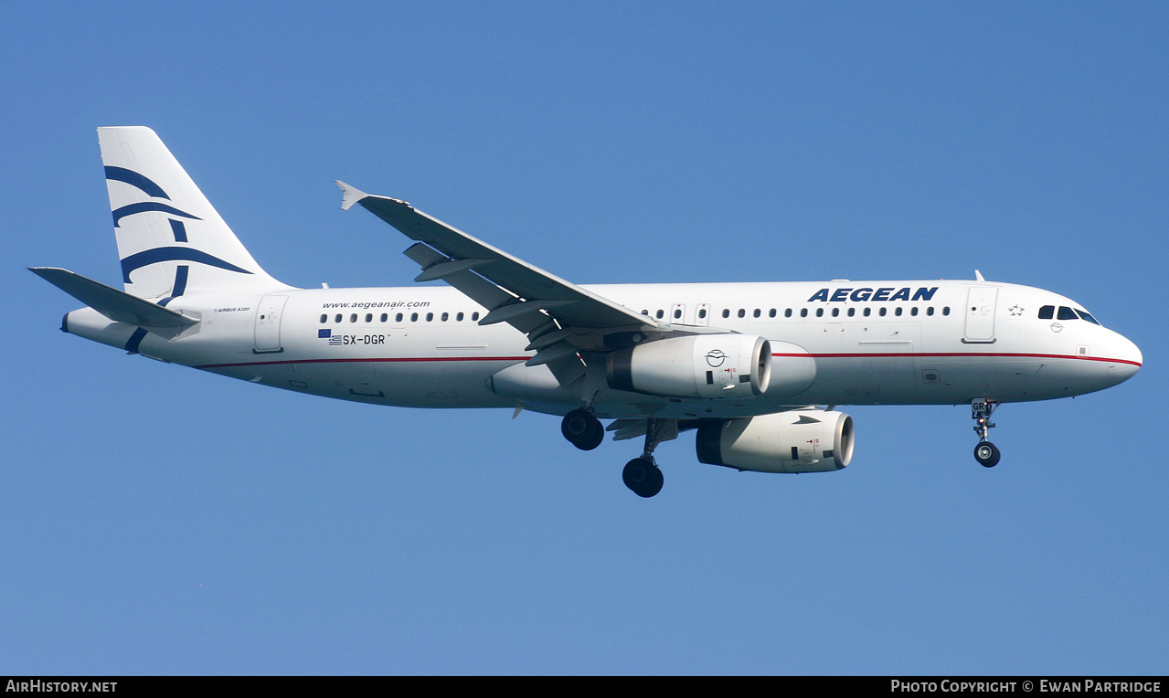 Aircraft Photo of SX-DGR | Airbus A320-232 | Aegean Airlines | AirHistory.net #494321