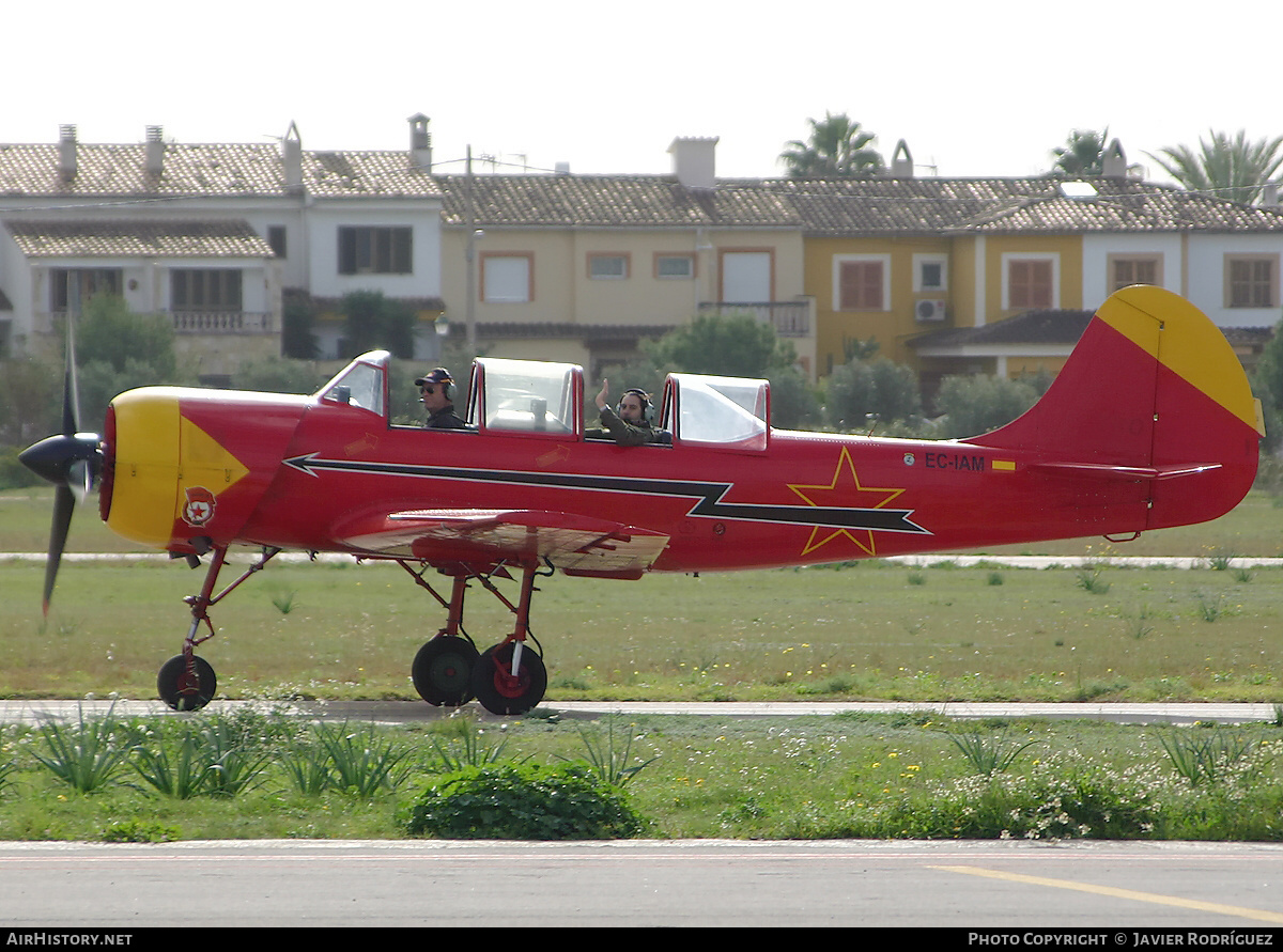 Aircraft Photo of EC-IAM | Yakovlev Yak-52 | Soviet Union - Air Force | AirHistory.net #494392