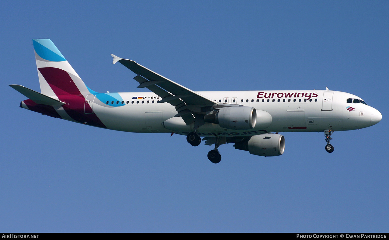 Aircraft Photo of D-ABHG | Airbus A320-214 | Eurowings | AirHistory.net #494394