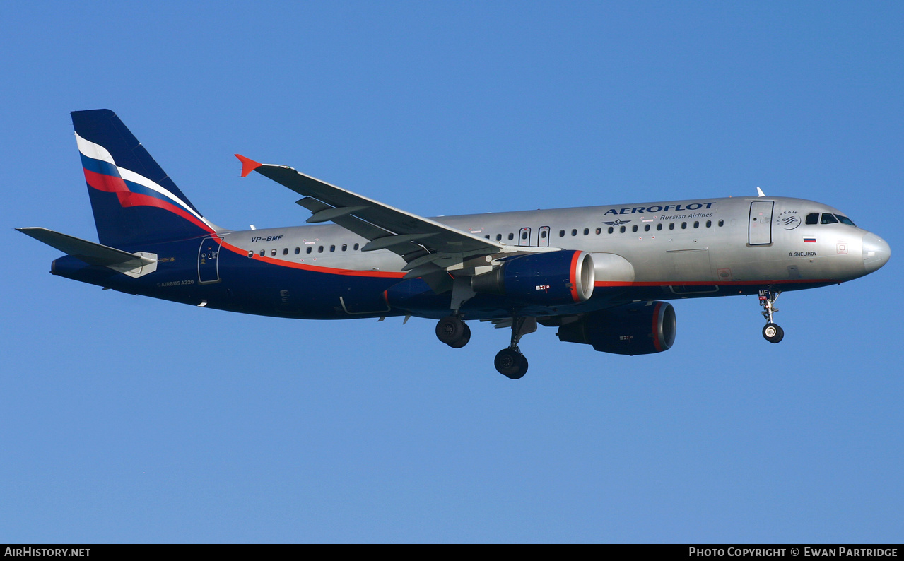 Aircraft Photo of VP-BMF | Airbus A320-214 | Aeroflot - Russian Airlines | AirHistory.net #494395