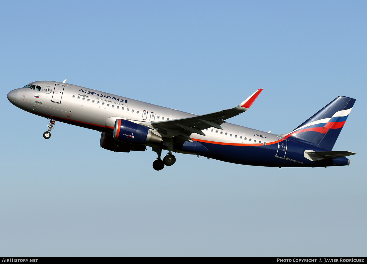 Aircraft Photo of VQ-BRW | Airbus A320-214 | Aeroflot - Russian Airlines | AirHistory.net #494405