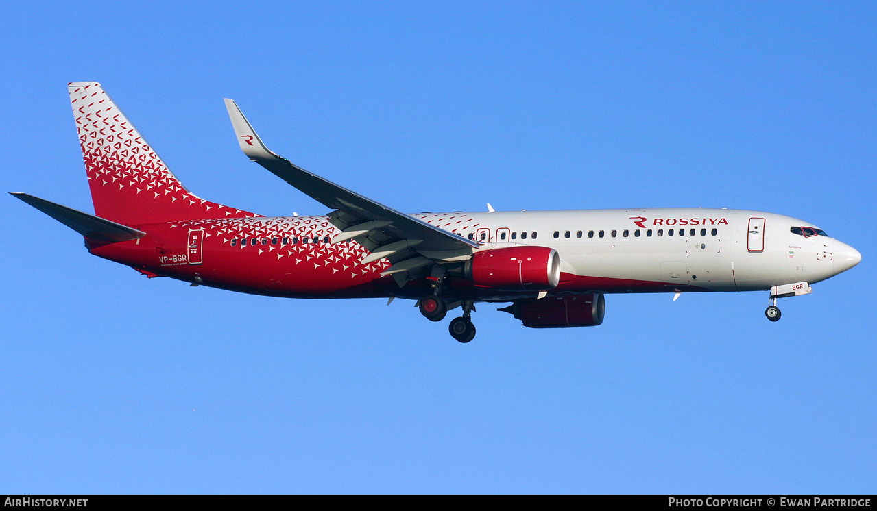 Aircraft Photo of VP-BGR | Boeing 737-800 | Rossiya - Russian Airlines | AirHistory.net #494433