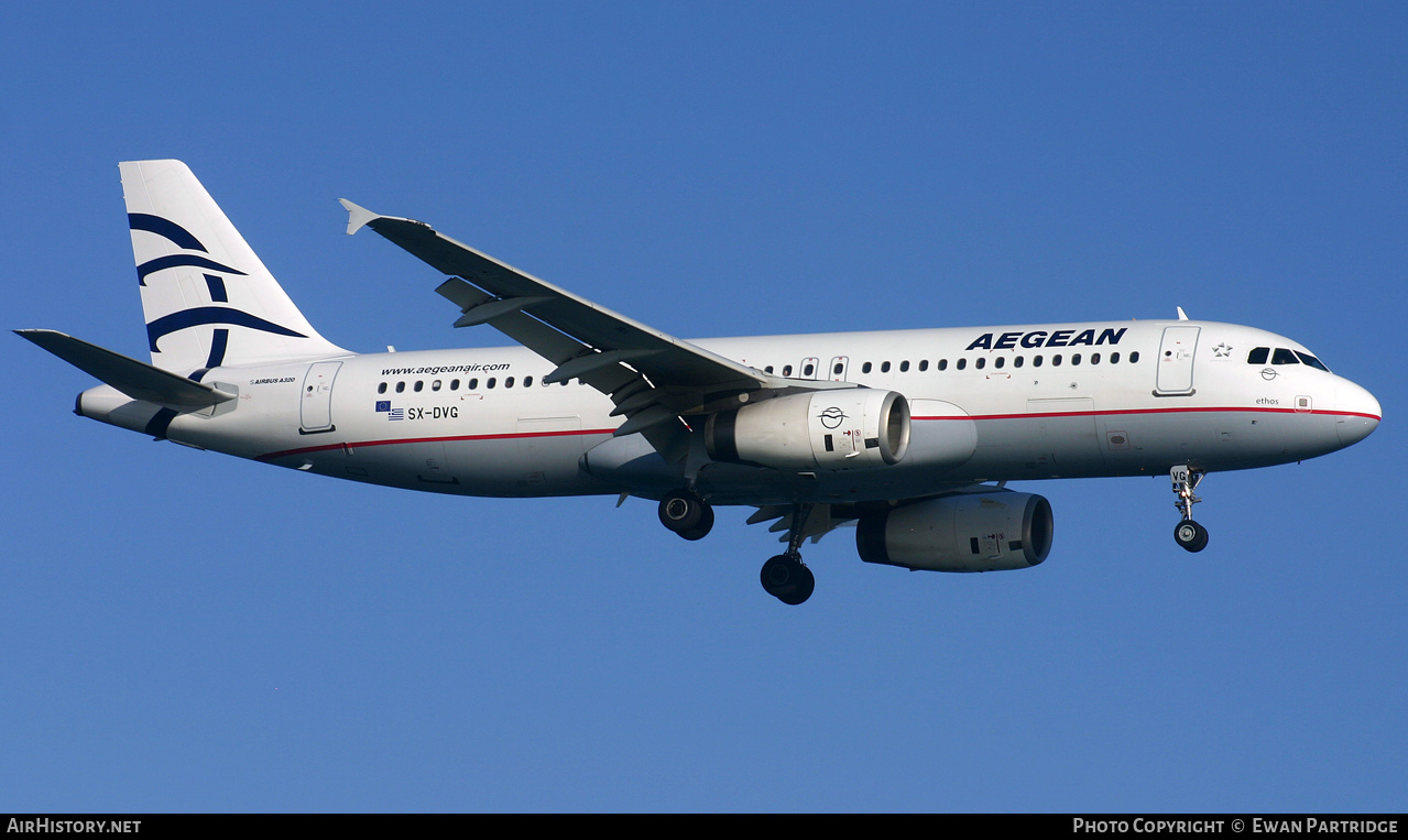 Aircraft Photo of SX-DVG | Airbus A320-232 | Aegean Airlines | AirHistory.net #494438