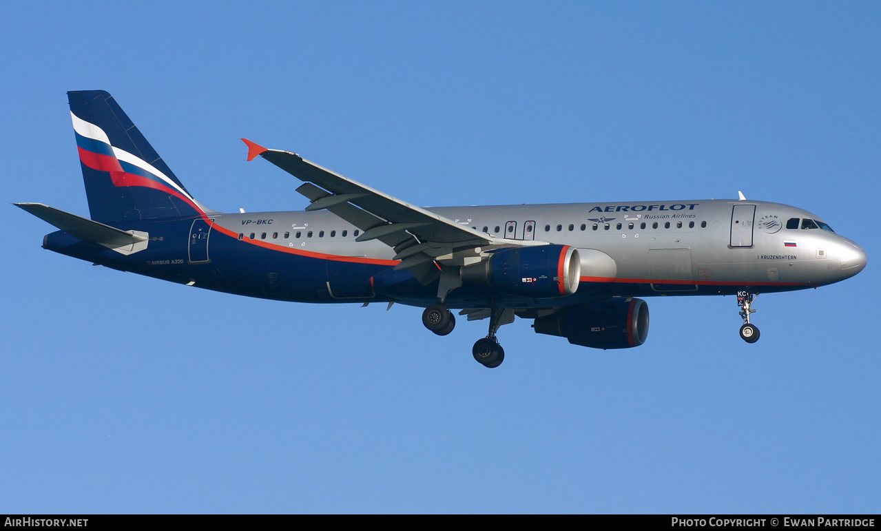 Aircraft Photo of VP-BKC | Airbus A320-214 | Aeroflot - Russian Airlines | AirHistory.net #494442