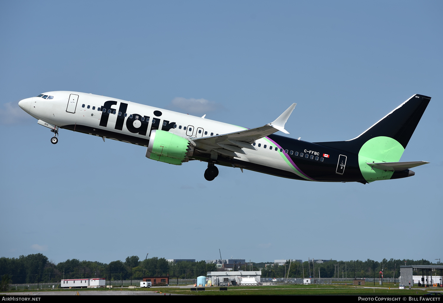 Aircraft Photo of C-FFBC | Boeing 737-8 Max 8 | Flair Airlines | AirHistory.net #494450