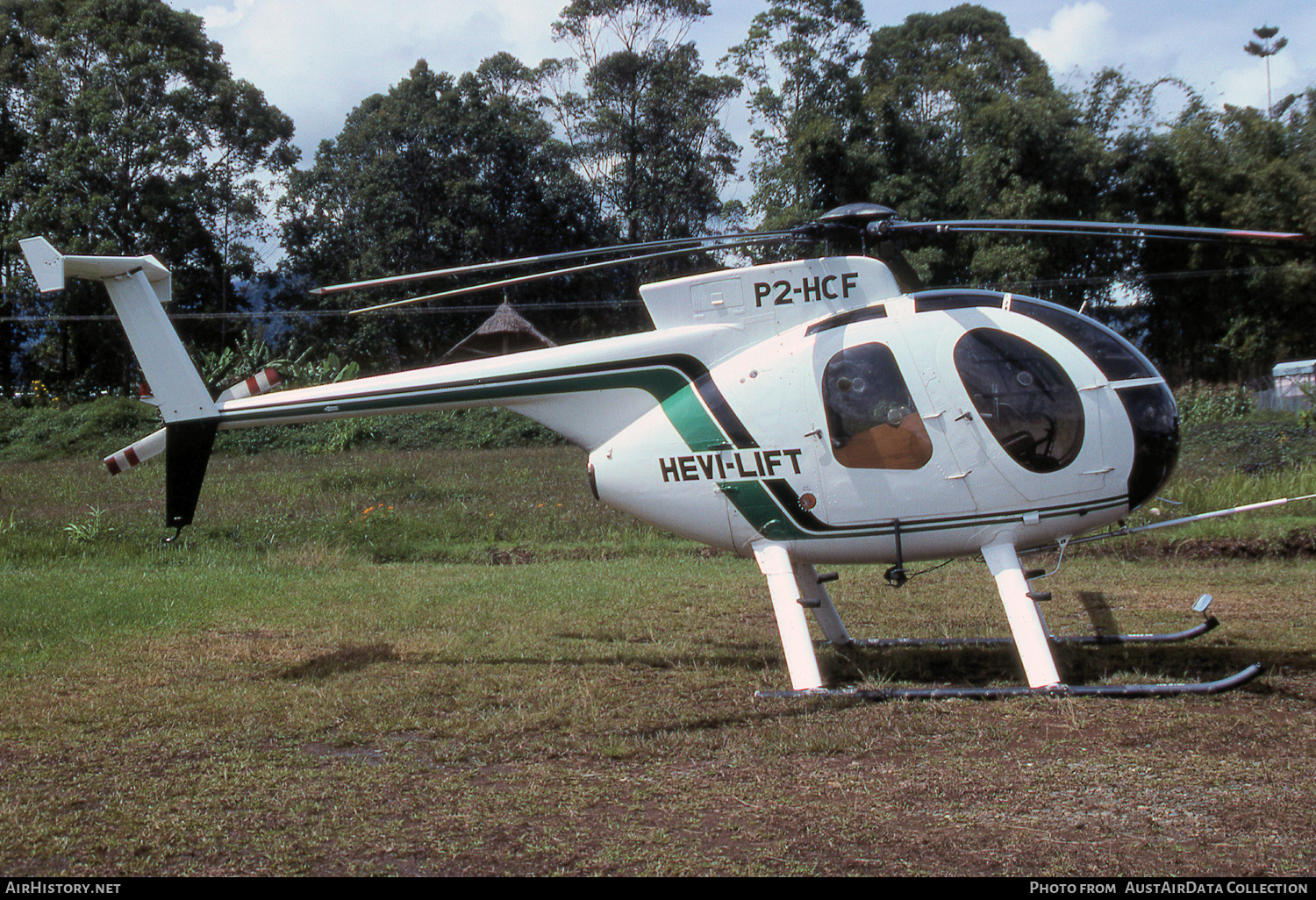 Aircraft Photo of P2-HCF | Hughes 500D (369D) | Hevilift | AirHistory.net #494463