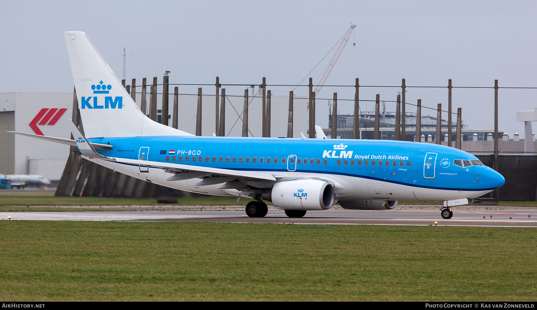 Aircraft Photo of PH-BGD | Boeing 737-7K2 | KLM - Royal Dutch Airlines | AirHistory.net #494470