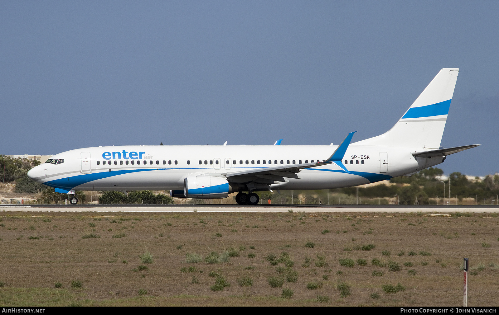 Aircraft Photo of SP-ESK | Boeing 737-8Q8 | Enter Air | AirHistory.net #494482