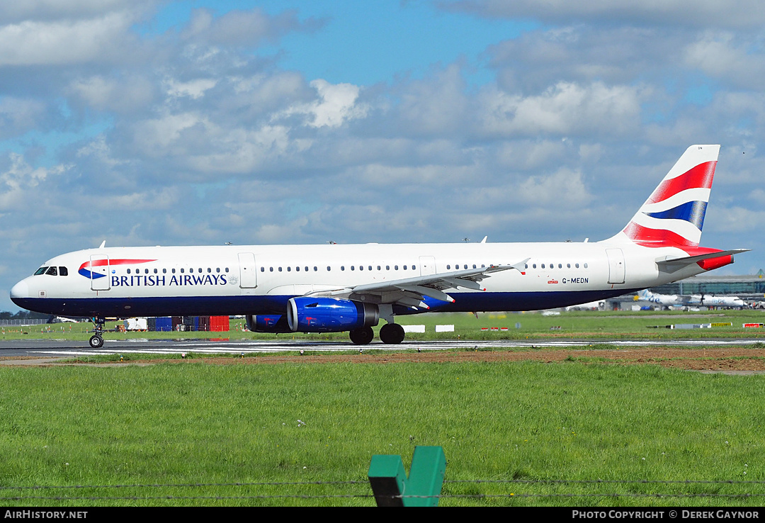Aircraft Photo of G-MEDN | Airbus A321-231 | British Airways | AirHistory.net #494504