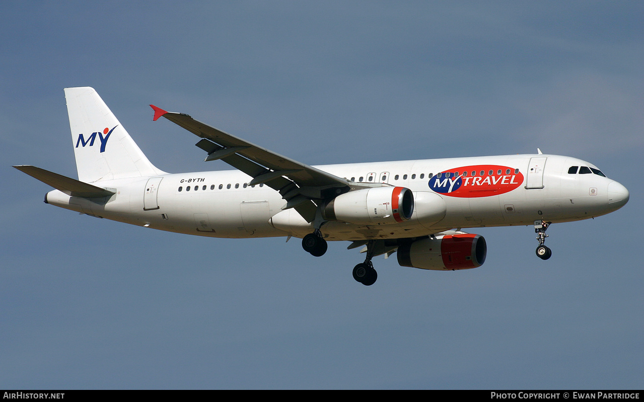 Aircraft Photo of G-BYTH | Airbus A320-231 | MyTravel Airways | AirHistory.net #494522