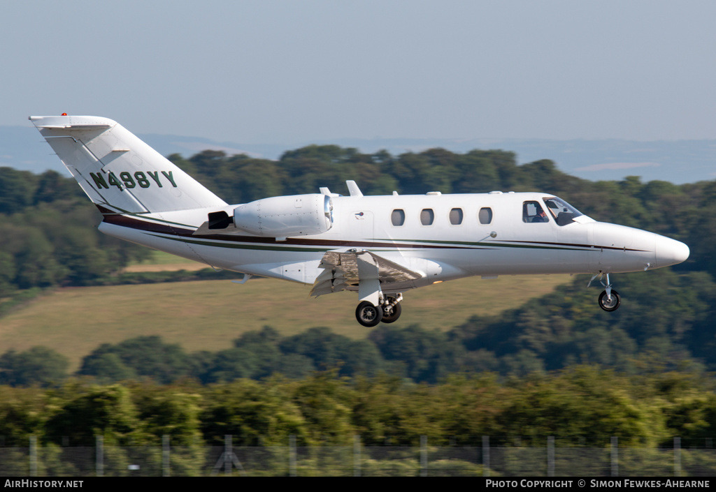 Aircraft Photo of N498YY | Cessna 525 CitationJet CJ1 | AirHistory.net #494538