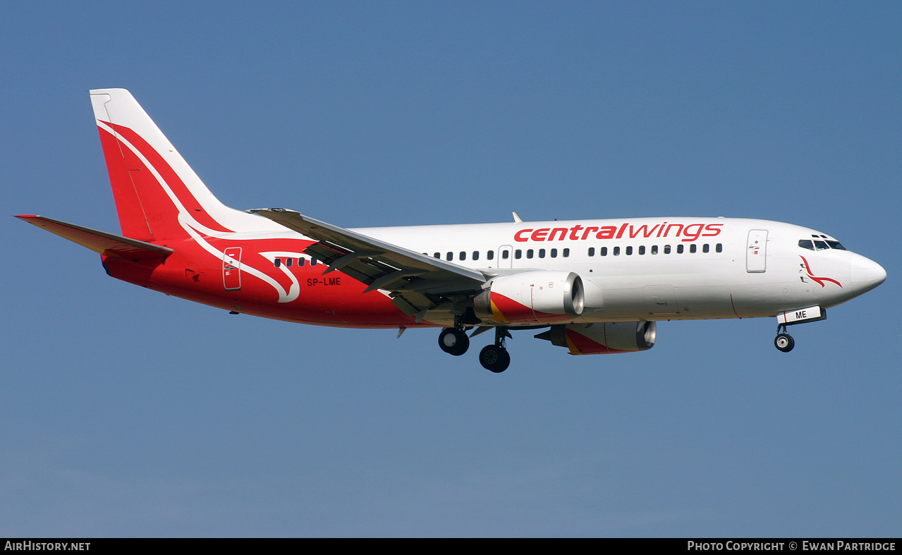 Aircraft Photo of SP-LME | Boeing 737-36N | Centralwings | AirHistory.net #494547