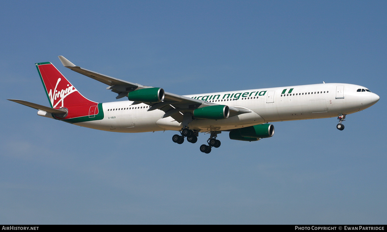 Aircraft Photo of G-VBUS | Airbus A340-311 | Virgin Nigeria Airways | AirHistory.net #494561