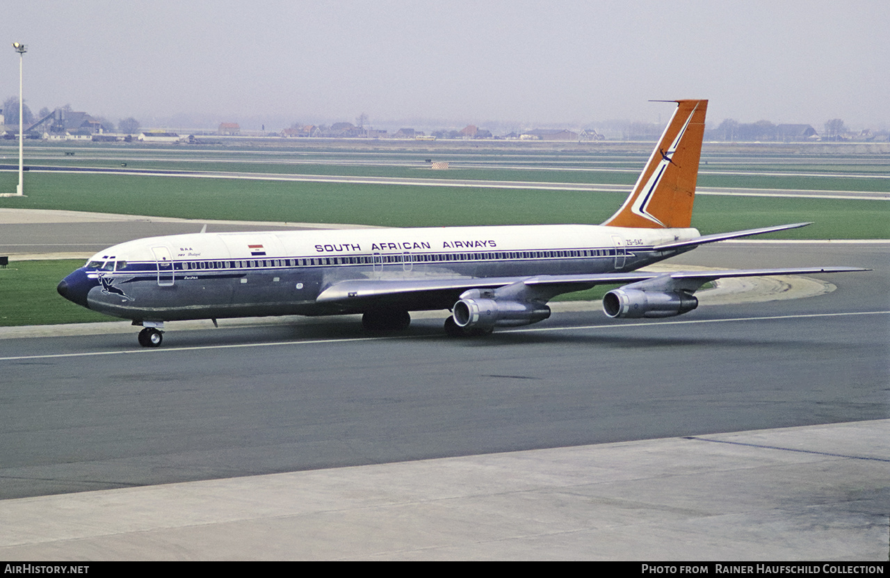 Aircraft Photo of ZS-SAG | Boeing 707-344B | South African Airways - Suid-Afrikaanse Lugdiens | AirHistory.net #494572