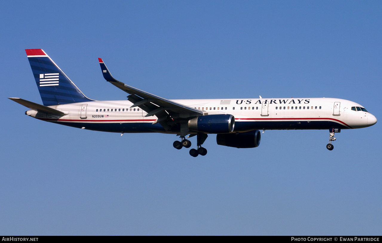 Aircraft Photo of N203UW | Boeing 757-23N | US Airways | AirHistory.net #494579