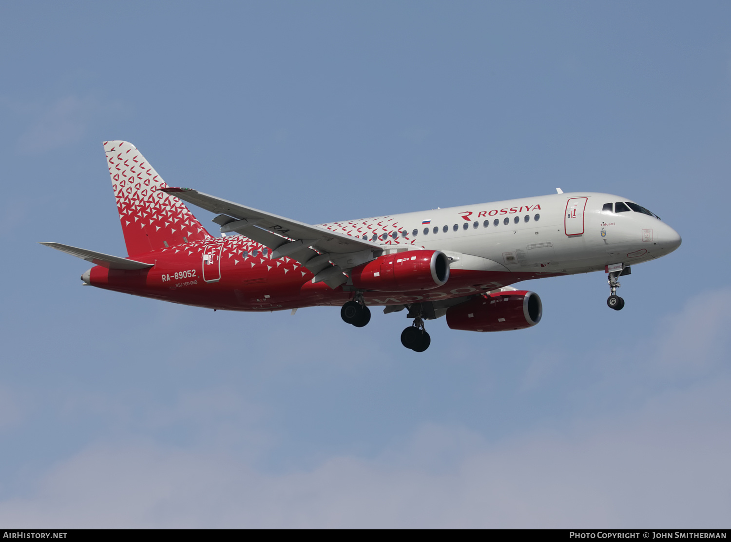 Aircraft Photo of RA-89052 | Sukhoi SSJ-100-95B Superjet 100 (RRJ-95B) | Rossiya - Russian Airlines | AirHistory.net #494586