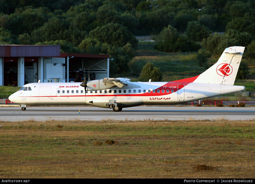 Aircraft Photo of 7T-VUK | ATR ATR-72-500 (ATR-72-212A) | Air Algérie | AirHistory.net #494606