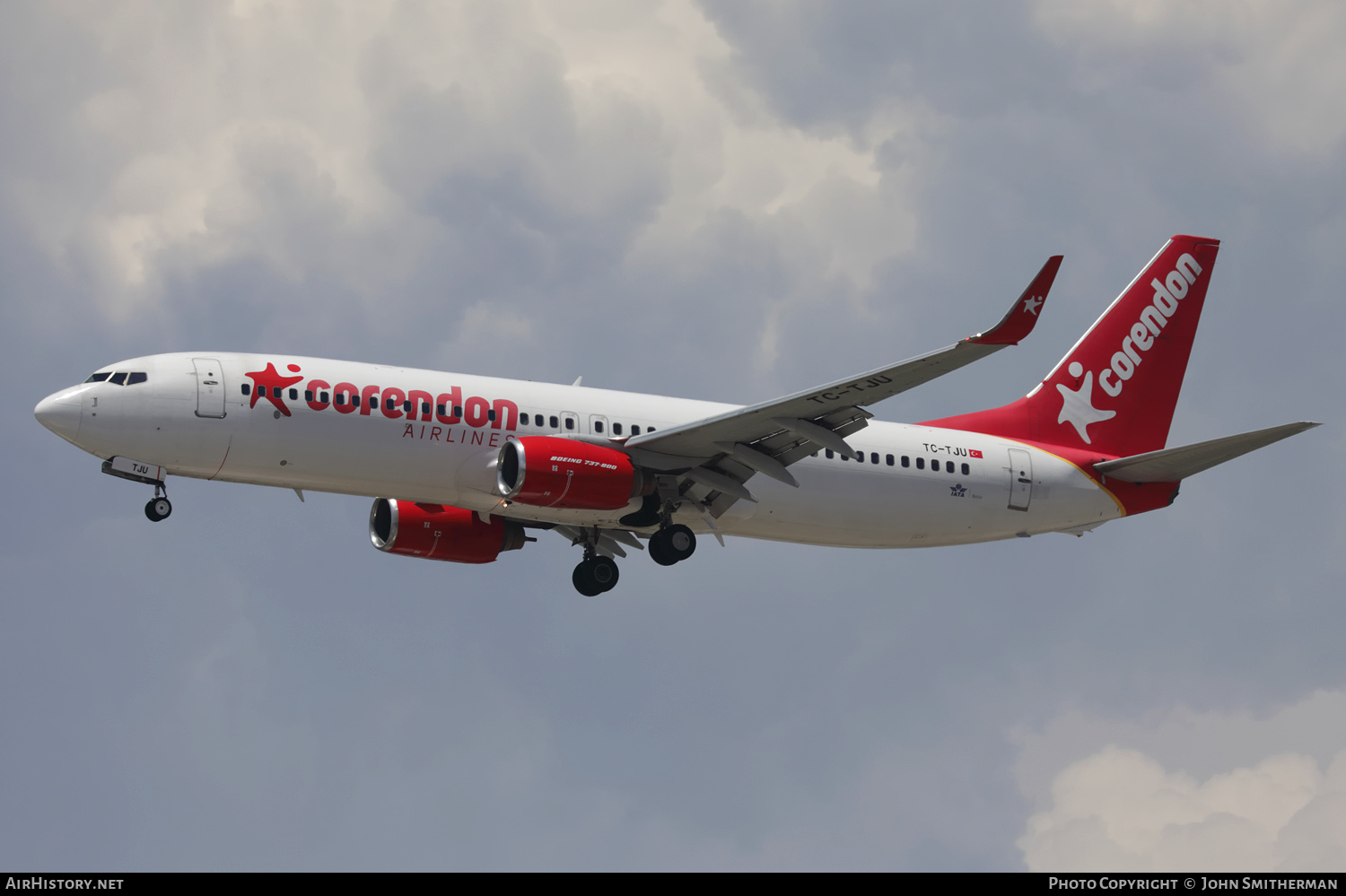 Aircraft Photo of TC-TJU | Boeing 737-8HX | Corendon Airlines | AirHistory.net #494610