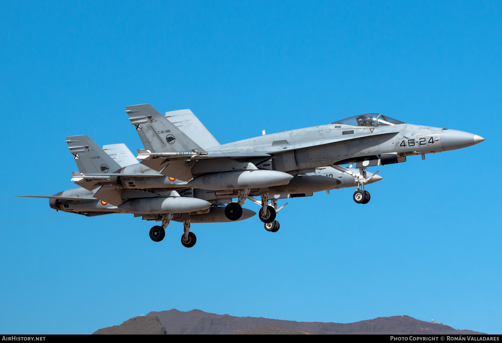 Aircraft Photo of C.15-96 | McDonnell Douglas F/A-18A+ Hornet | Spain - Air Force | AirHistory.net #494616