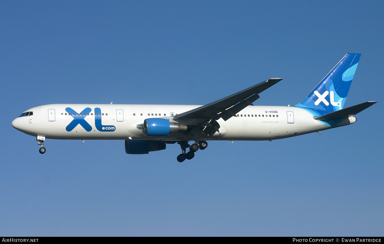 Aircraft Photo of G-VKNG | Boeing 767-3Z9/ER | XL Airways | AirHistory.net #494633